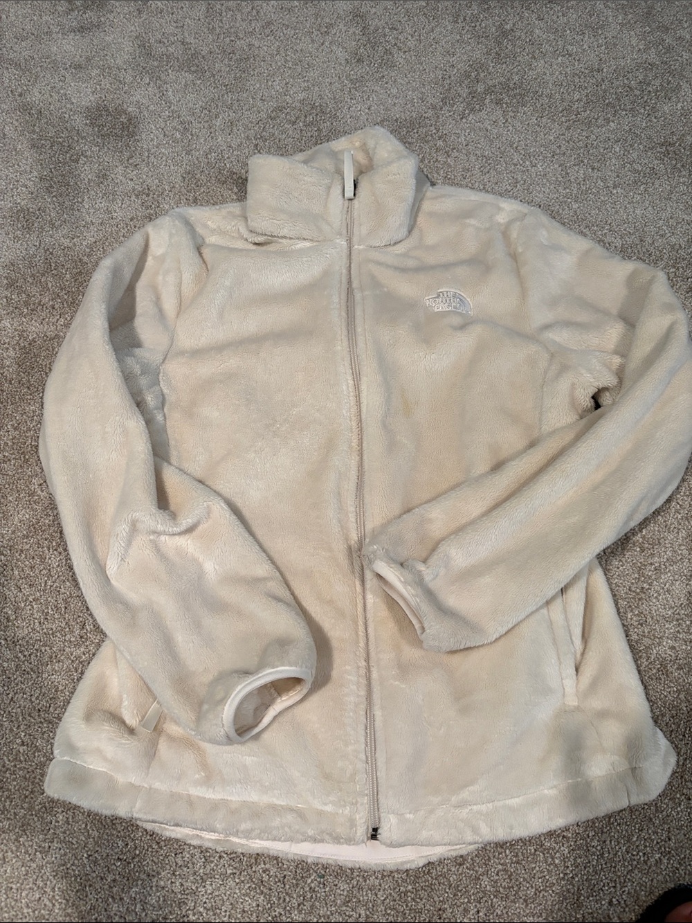 The North Face Women's Cream Teddy Fleece Jacket